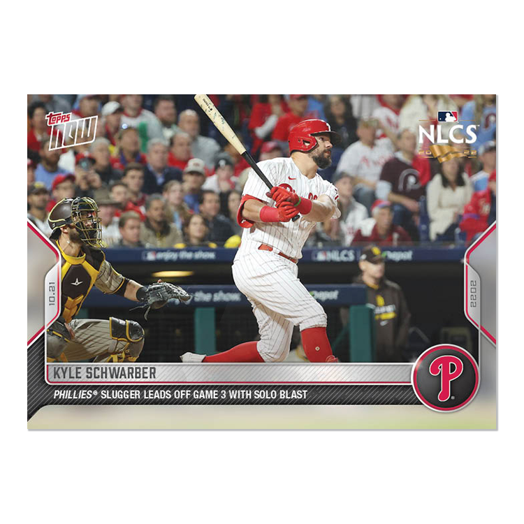 Kyle Schwarber  - 2022 MLB Topps NOW® Card 1112 - PR: 745
