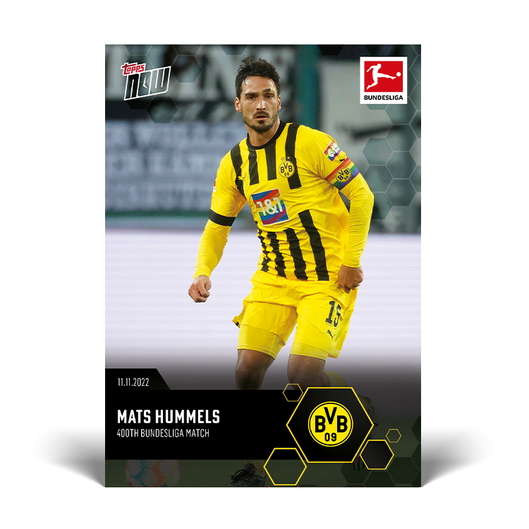 400th Bundesliga Match - Bundesliga Topps NOW® Card #99 - PR: 116