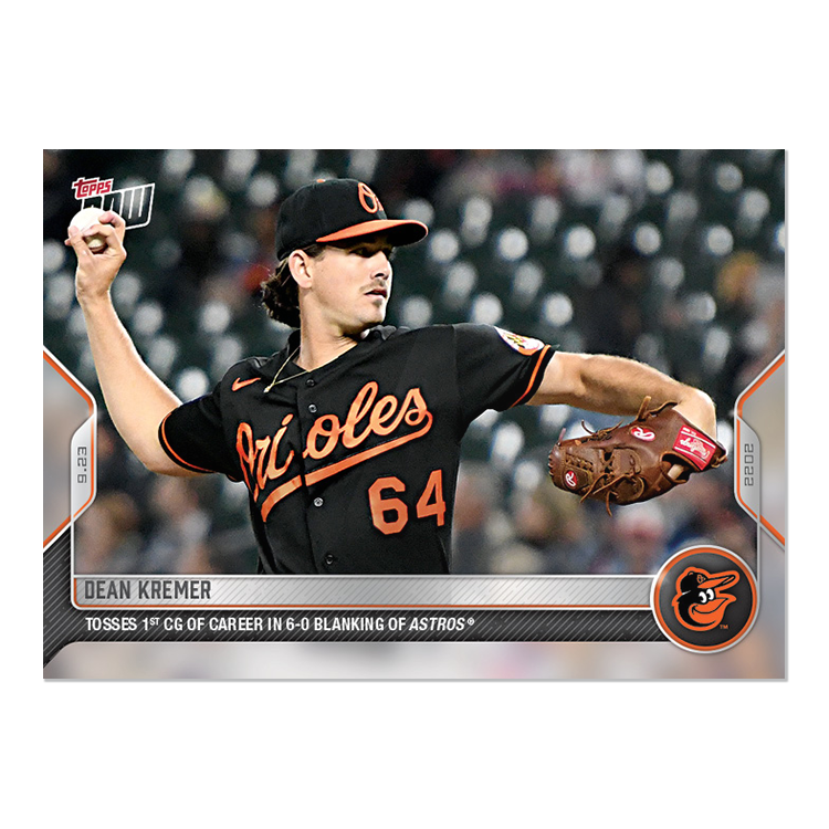 Dean Kremer  - 2022 MLB Topps NOW® Card 947 - PR: 533