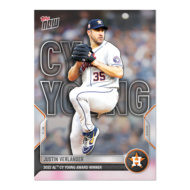 Justin Verlander  - 2022 MLB Topps NOW® Card OS36 - PR: 1600