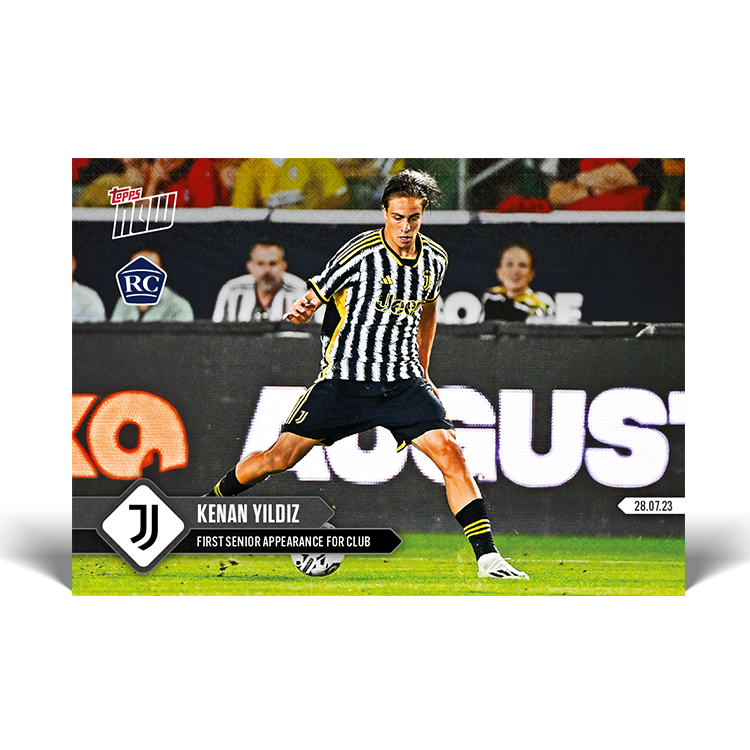 Makes his first senior apperance for the club - JUVENTUS Topps NOW® Card #001