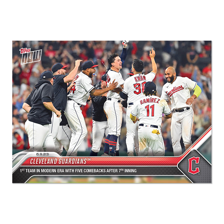 Cleveland Guardians  - 2023 MLB Topps NOW® Card 416 - PR: 350