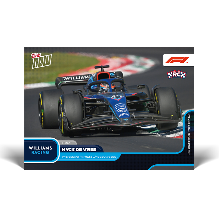 Impresive Formula1 debut race - F1 Topps NOW® Card #56 - PR: 4293
