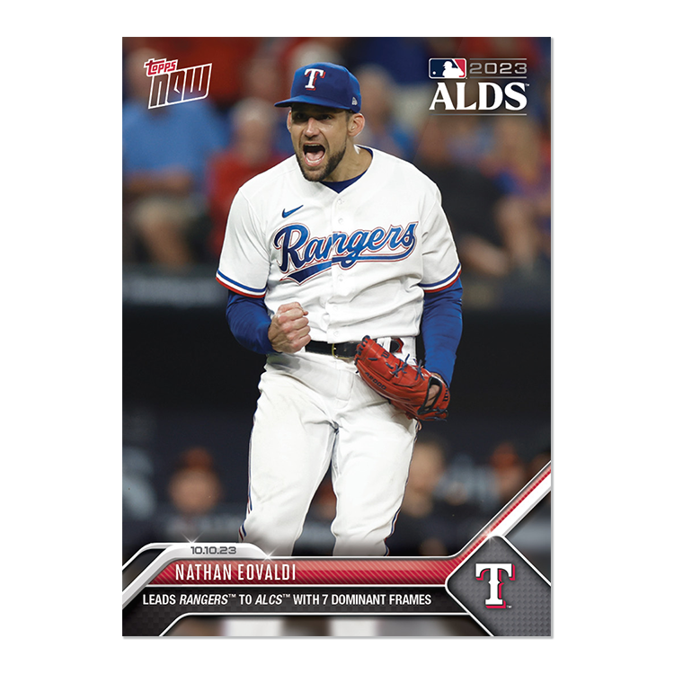 Nathan Eovaldi  - 2023 MLB Topps NOW® Card 990 - PR: 570