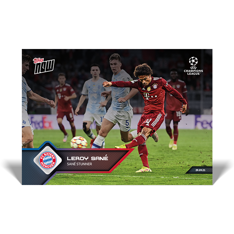Sane Stunner - UCL Topps NOW® Card #40 - PR: 197