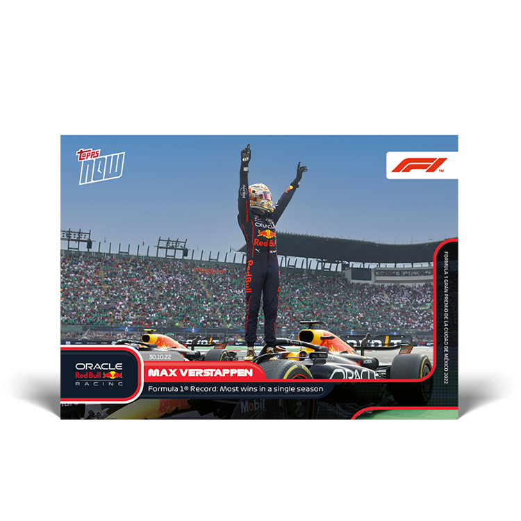 Formula 1 Record: Most wins in a single season - F1 Topps NOW® Card #73 - PR: 4188