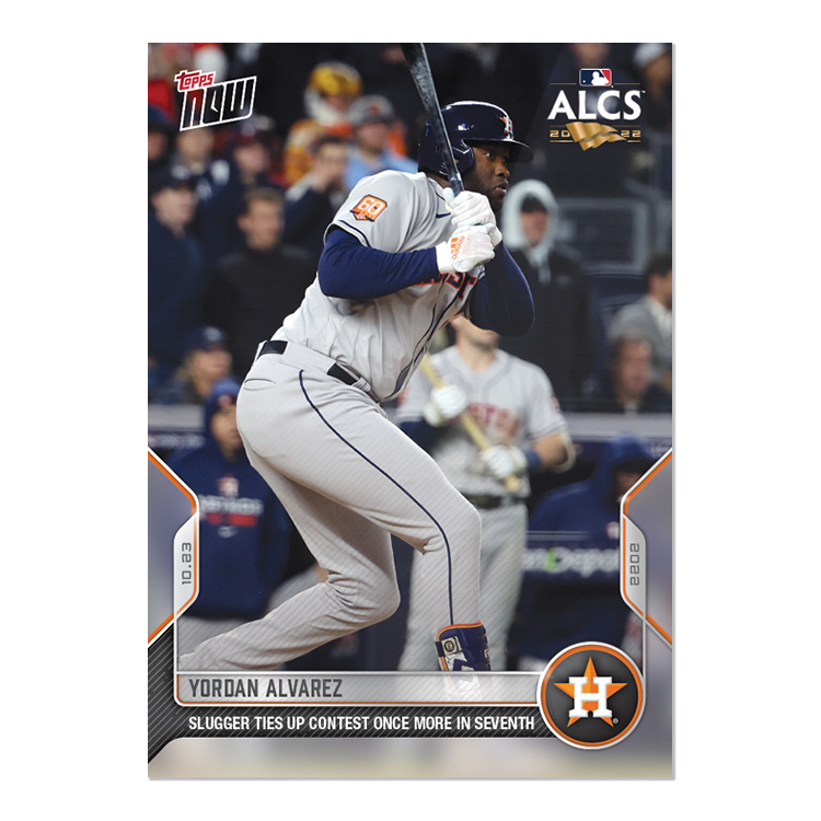 Yordan Alvarez  - 2022 MLB Topps NOW® Card 1129 - PR: 747