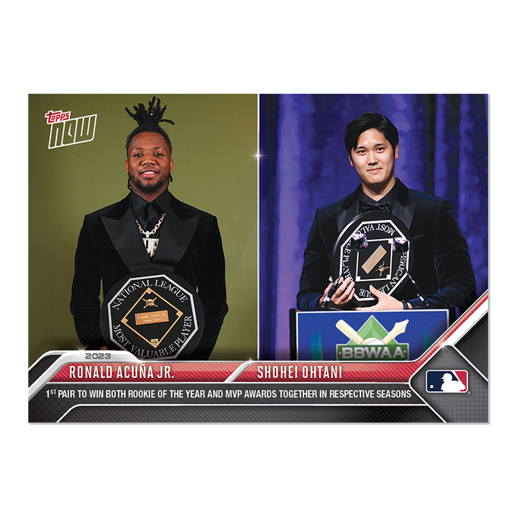 Ronald Acuña Jr./Shohei Ohtani  - 2023 MLB Topps NOW® Card OS29 - PR: 19123