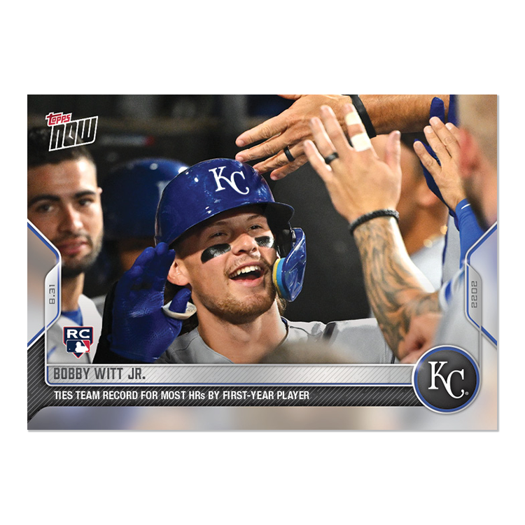 Bobby Witt Jr.  - 2022 MLB Topps NOW® Card 816