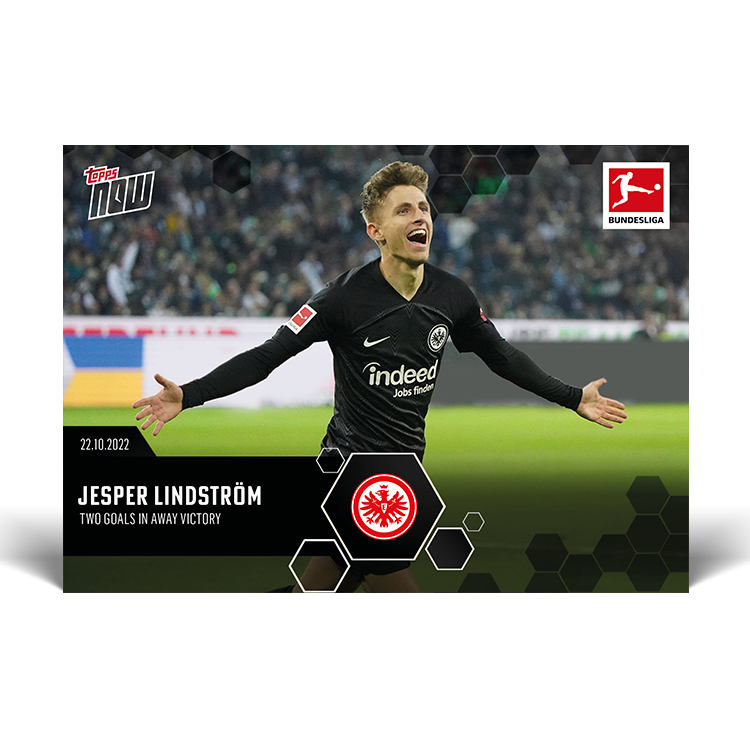 Two goals in away victory - Bundesliga Topps NOW® Card #69 - PR: 156
