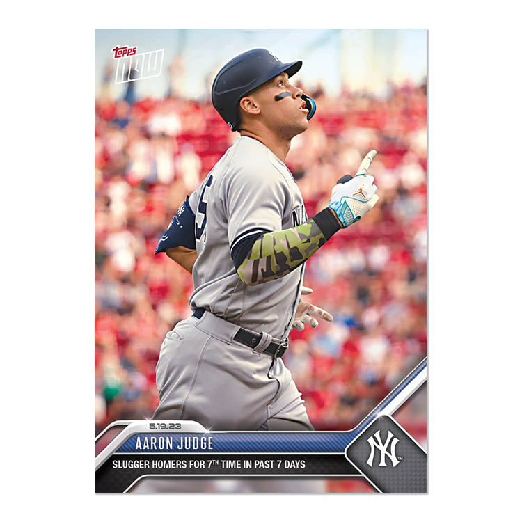 Aaron Judge  - 2023 MLB Topps NOW® Card 318 - PR: 1393