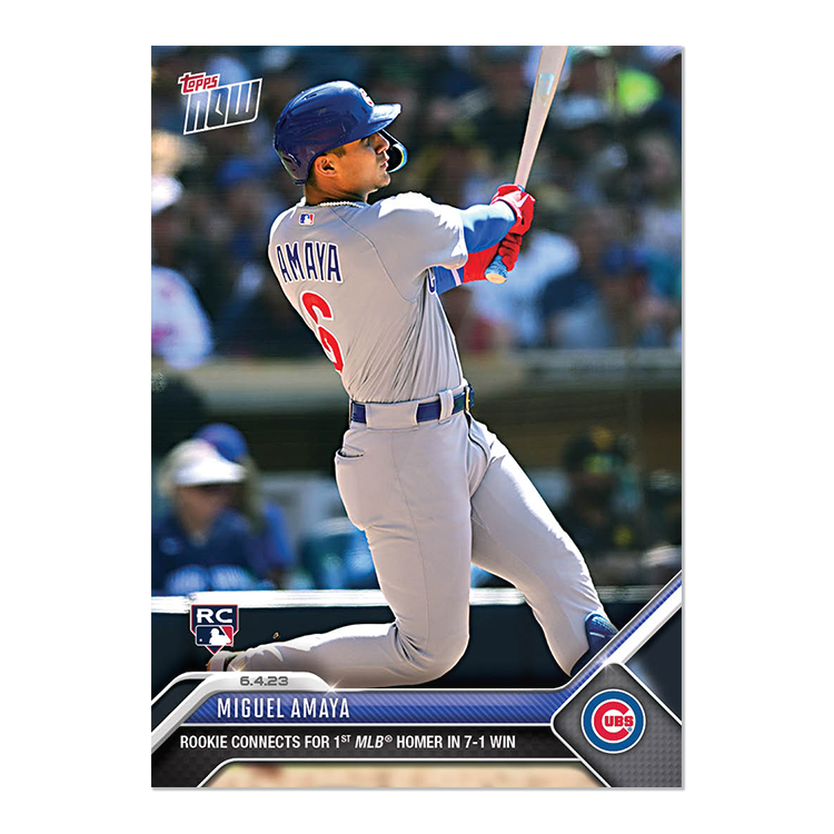 Miguel Amaya  - 2023 MLB Topps NOW® Card 387 - PR: 796