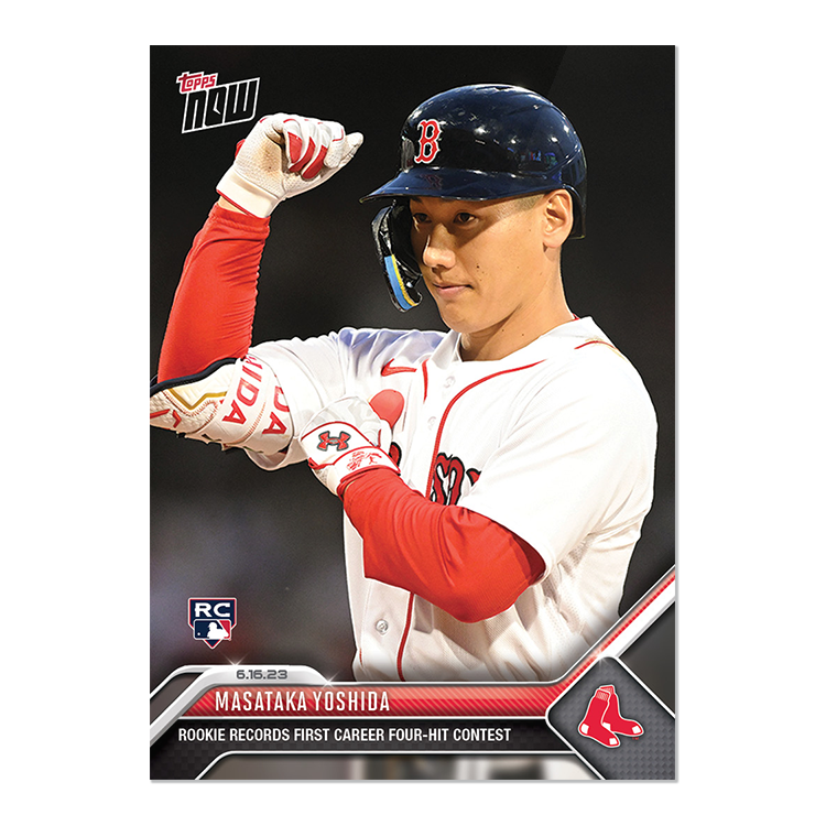 Masataka Yoshida  - 2023 MLB Topps NOW® Card 449 - PR: 2305