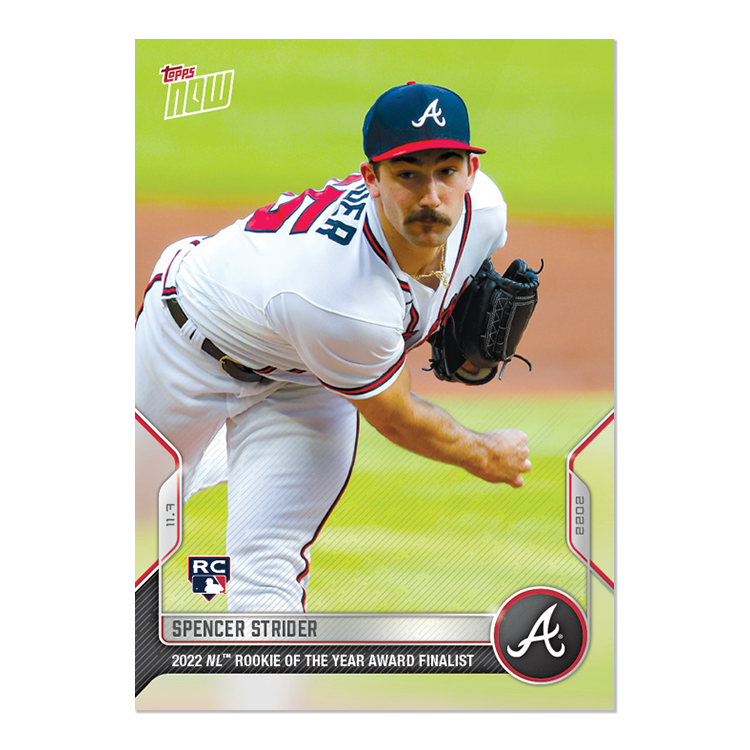 Spencer Strider  - 2022 MLB Topps NOW® Card OS09 - PR: 983