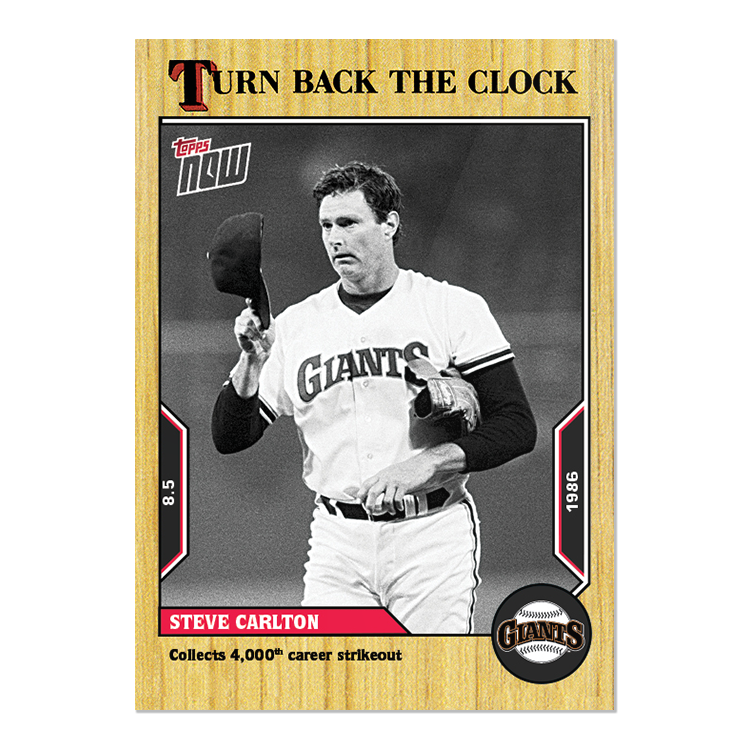 Steve Carlton  - 2022 MLB Topps NOW® Turn Back The Clock - Card 128 - PR: 270