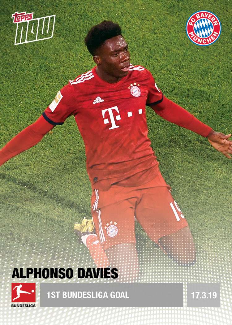 1st Bundesliga Goal - Bundesliga Topps NOW® Card 94 - Print Run: 92