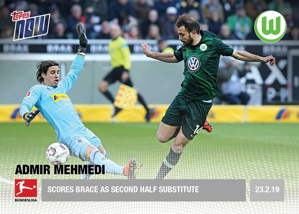 Scores brace as second half substitute- Bundesliga Topps NOW® Card 83 - Print Run: 34