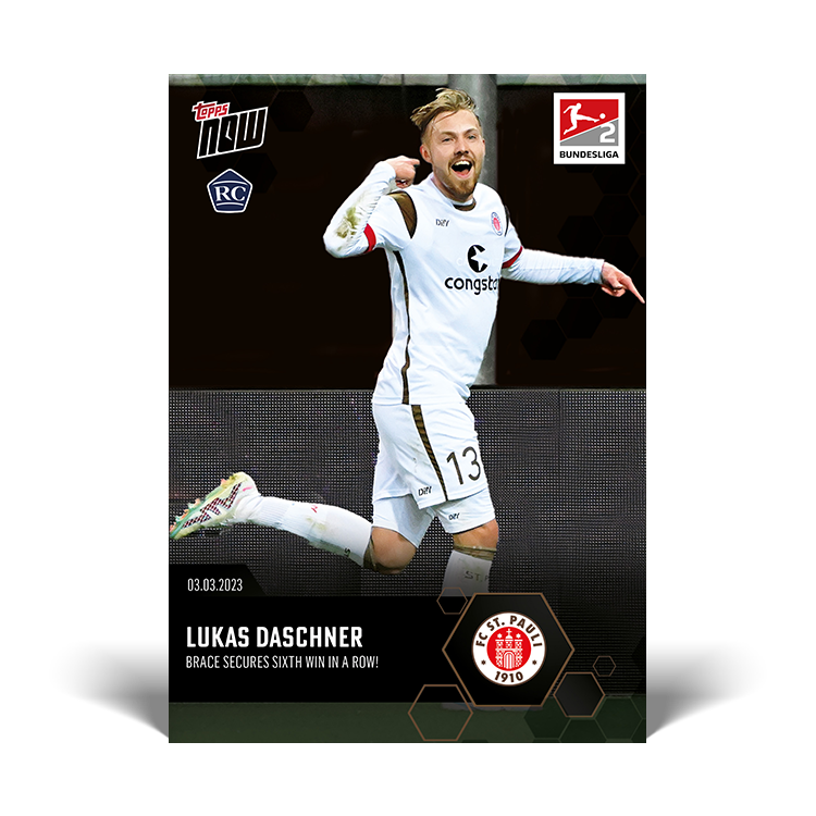 Brace secures sixth win in a row! - Bundesliga Topps NOW® Card #148 - PR: 224