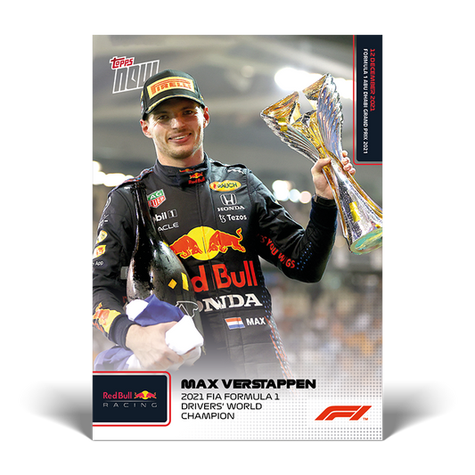 2021 FIA Driver's World Champion - F1 Topps NOW® Card #80 - PR: 29562