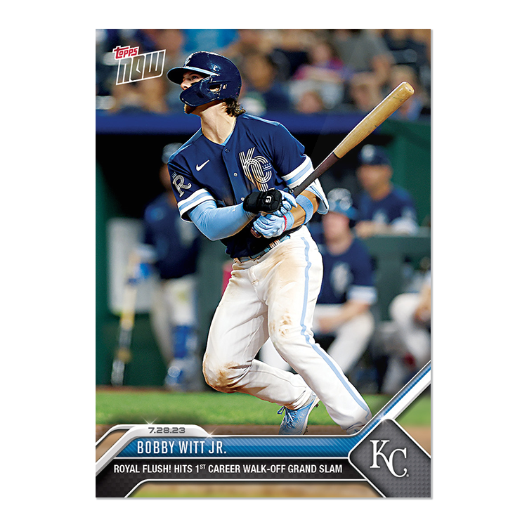 Bobby Witt Jr.  - 2023 MLB Topps NOW® Card 628 - PR: 1836