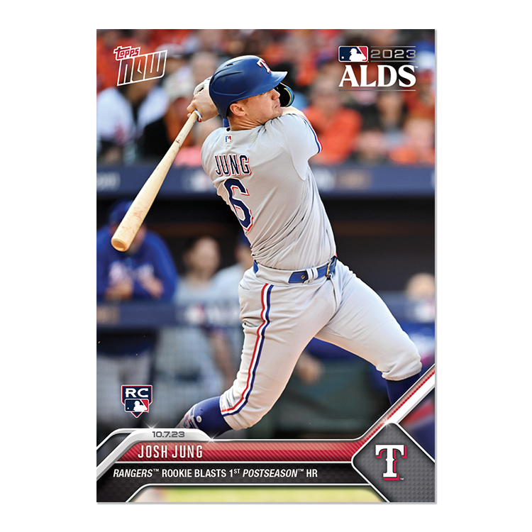 Josh Jung  - 2023 MLB Topps NOW® Card 971 - PR: 1123
