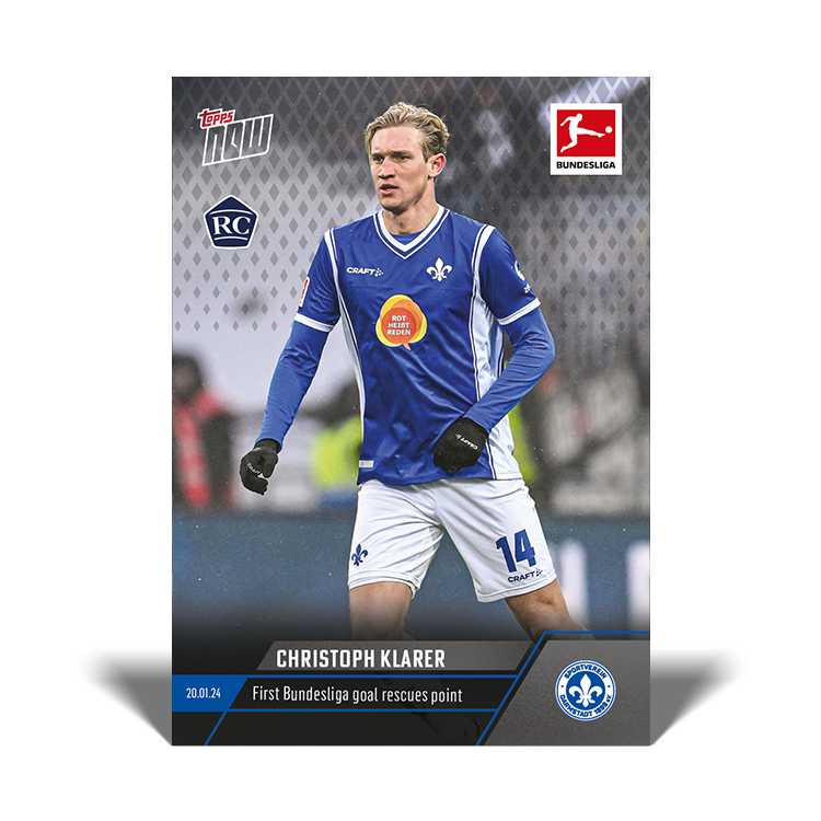 Christoph Klarer - 1st Bundesliga goal rescues point - Bundesliga Topps NOW® Card #102 - PR: 89