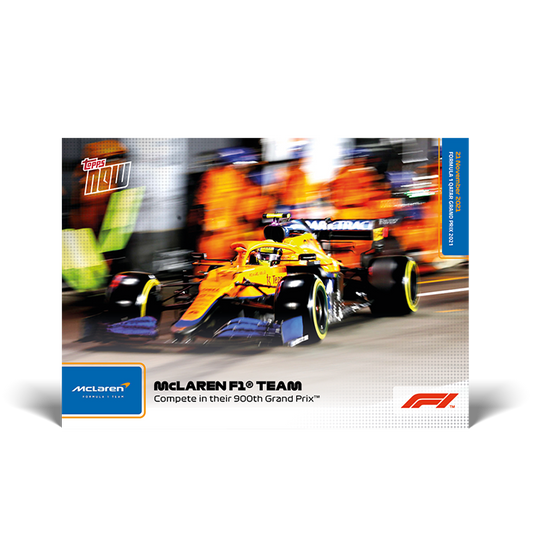 Compete in their 900th Grand Prix - F1 Topps NOW® Card #76 - PR: 1878