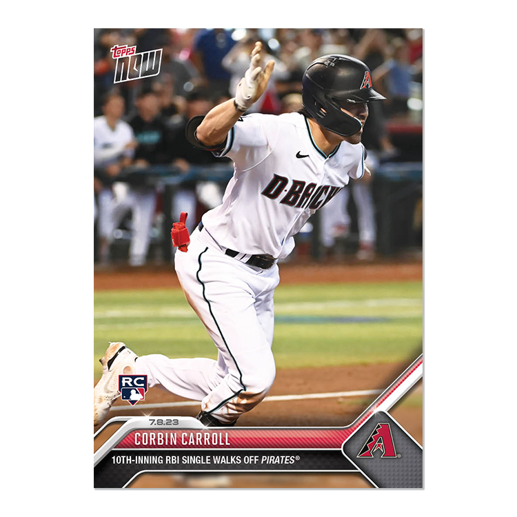 Corbin Carroll  - 2023 MLB Topps NOW® Card 540 - PR: 1835