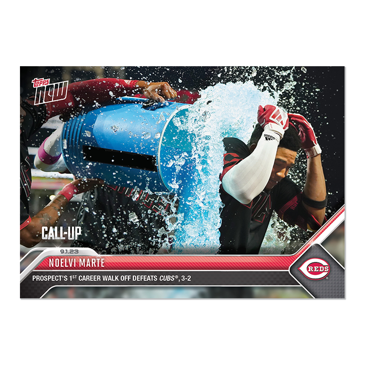 Noelvi Marte  - 2023 MLB Topps NOW® Card 795 - PR: 1852