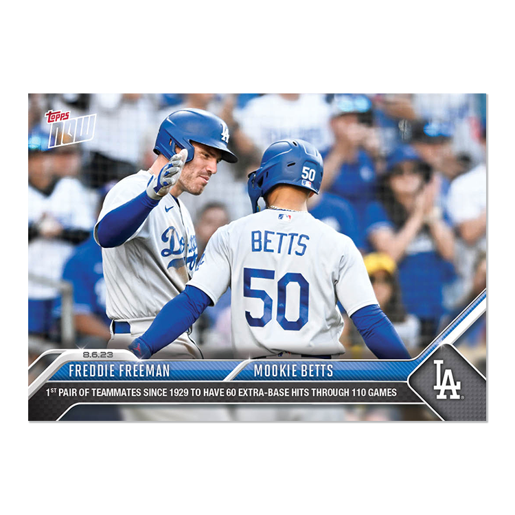 Freddie Freeman/Mookie Betts  - 2023 MLB Topps NOW® Card 663 - PR: 746