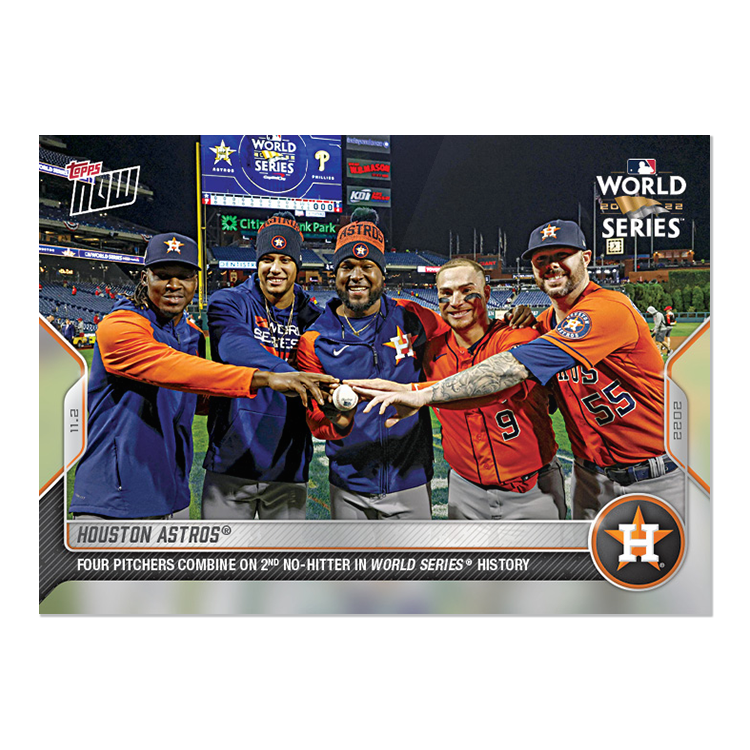 Houston Astros  - 2022 MLB Topps NOW® Card 1150 - PR: 4086