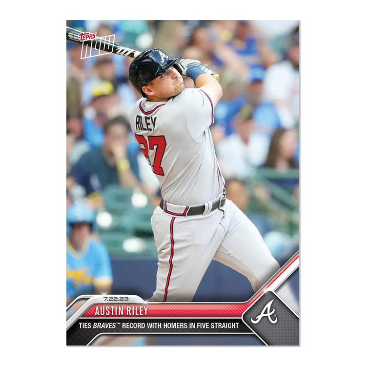 Austin Riley  - 2023 MLB Topps NOW® Card 604 - PR: 569