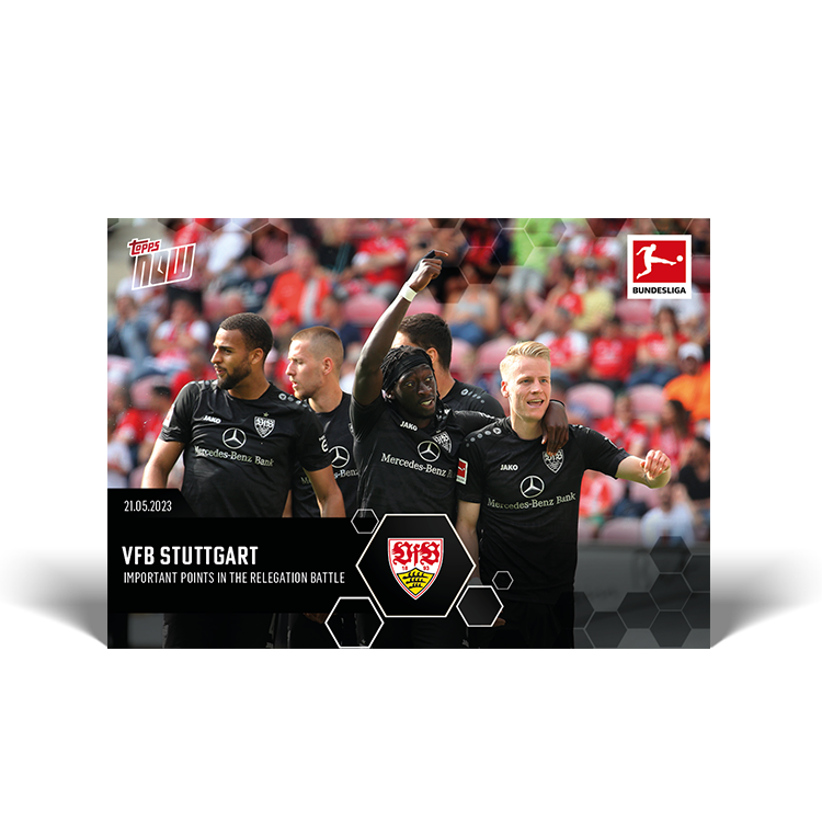 Important points in the relegation battle - Bundesliga Topps NOW® Card #210 - PR: 79