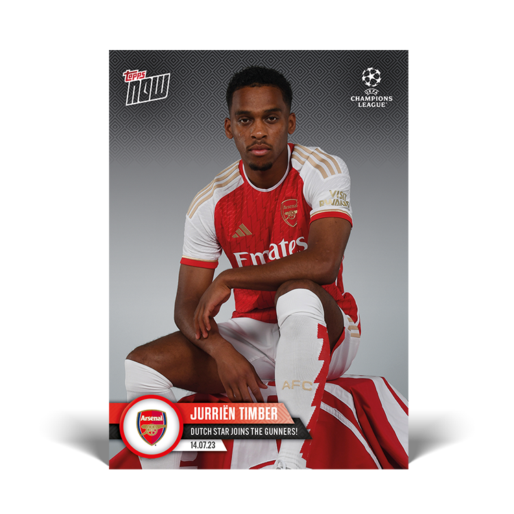 Dutch star joins the Gunners! - UCL Topps NOW® Card #132 - PR: 335