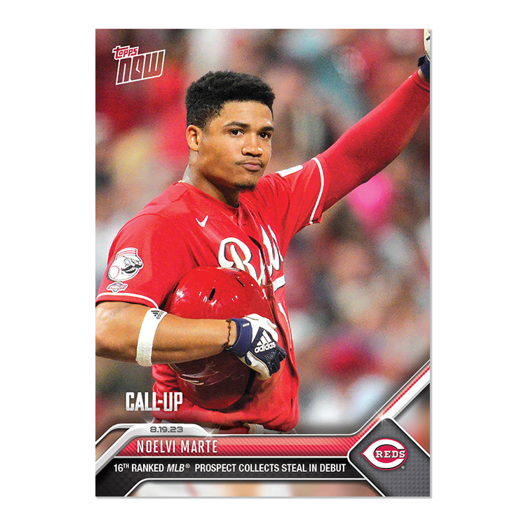 Noelvi Marte  - 2023 MLB Topps NOW® Card 735 - PR: 2866