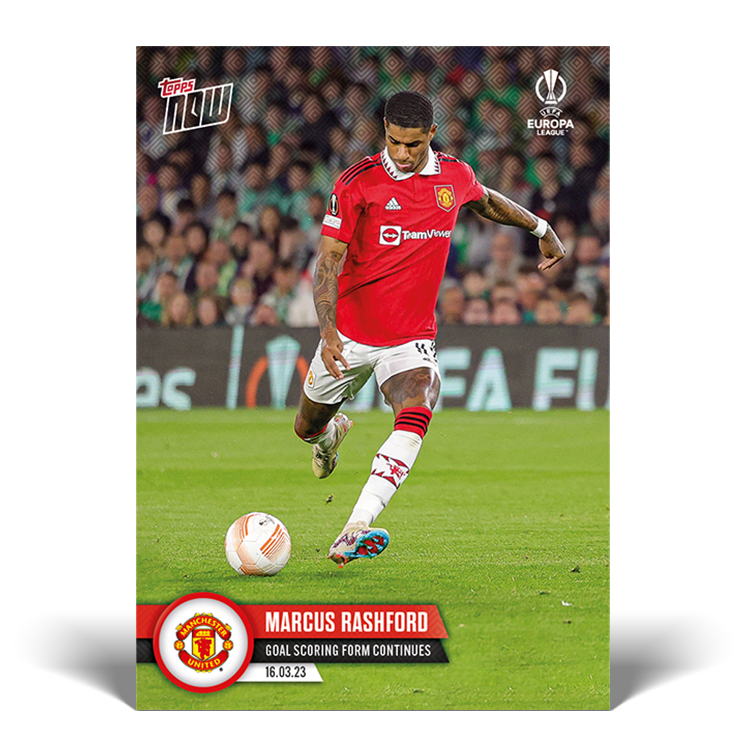 Goal scoring form continues - EL Topps NOW® Card #36 - PR: 295
