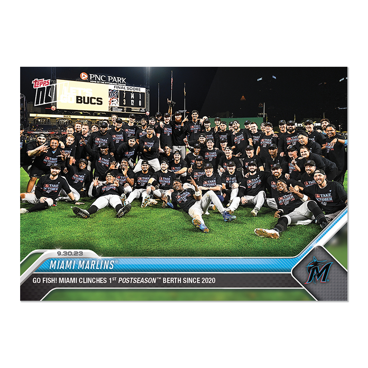 Miami Marlins  - 2023 MLB Topps NOW® Card 947 - PR: 475