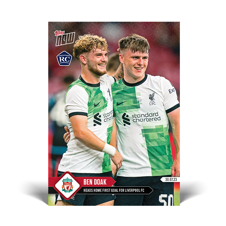 Heads home first goal for Liverpool FC - Liverpool Topps NOW® Card #002 - PR: 1352