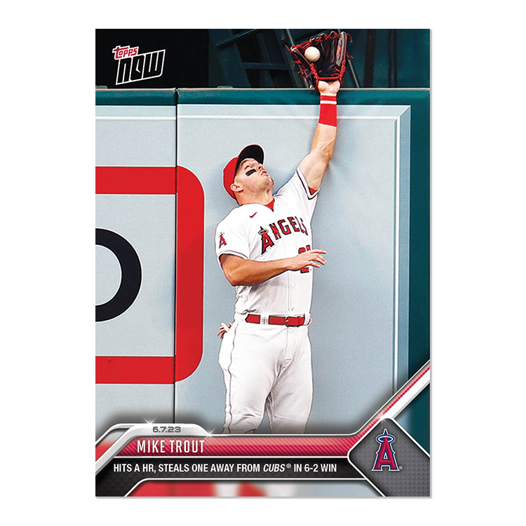 Mike Trout  - 2023 MLB Topps NOW® Card 405 - PR: 1344