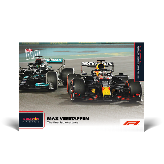 The Final lap overtake - F1 Topps NOW® Card #81 - PR: 7642