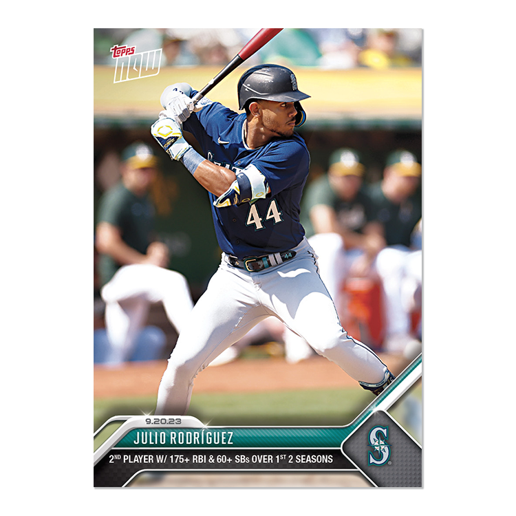 Julio Rodríguez  - 2023 MLB Topps NOW® Card 897 - PR: 1745