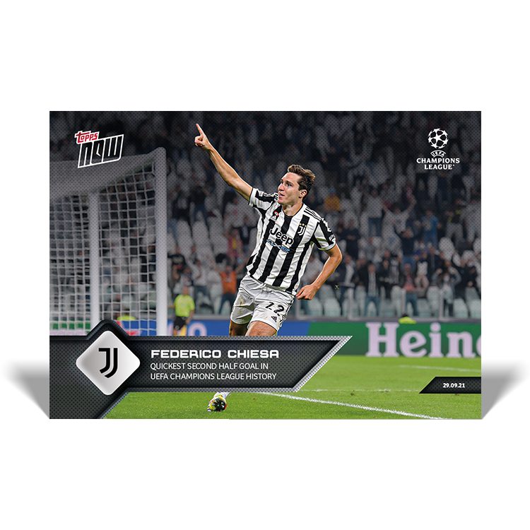 Quickest second half goal in UEFA Champions League history - UCL Topps NOW® Card #37 - PR: 862