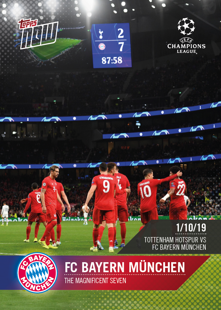 UEFA Champions League Topps NOW #14 - Print Run: 41