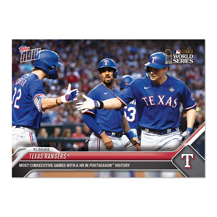 Texas Rangers  - 2023 MLB Topps NOW® Card 1065 - PR: 632