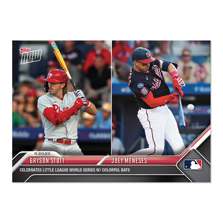 Bryson Stott;Joey Meneses  - 2023 MLB Topps NOW® Card 740 - PR: 1061