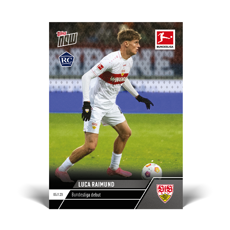 Luca Raimund - Bundesliga debut - Bundesliga Topps NOW® Card #64 - PR: 417