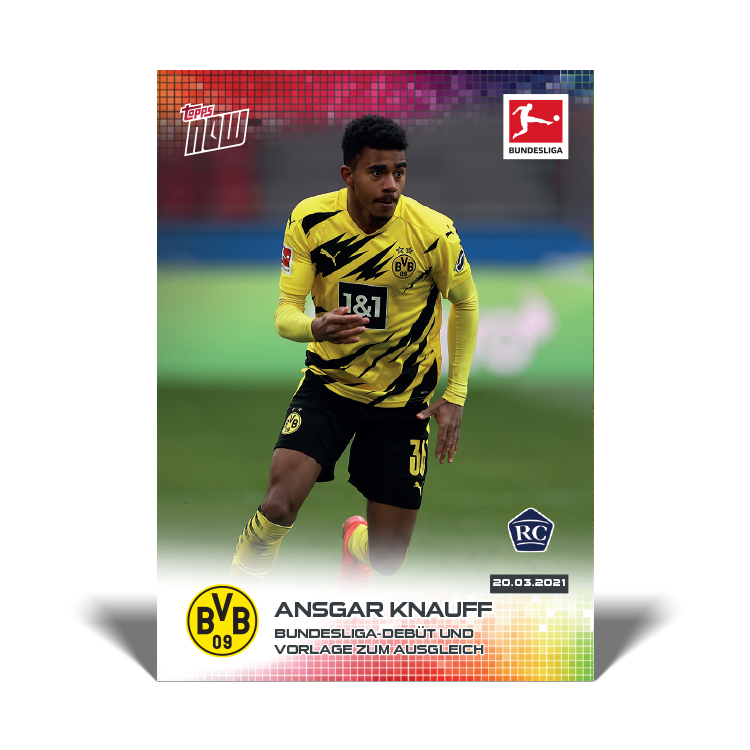 Assist on Bundesliga debut - Bundesliga Topps NOW® Card #152 - Print Run: 4617