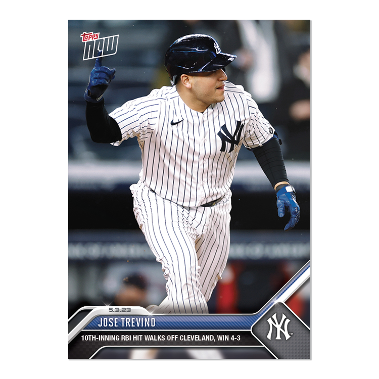 Jose Trevino  - 2023 MLB Topps NOW® Card 231 - PR: 298