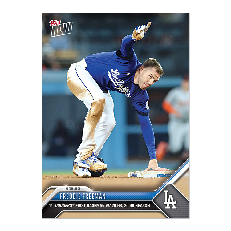Freddie Freeman  - 2023 MLB Topps NOW® Card 886 - PR: 517
