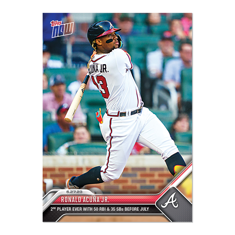 Ronald Acuña Jr.  - 2023 MLB Topps NOW® Card 503 - PR: 1619
